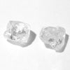 0.66 carat pair of rough diamond macles
