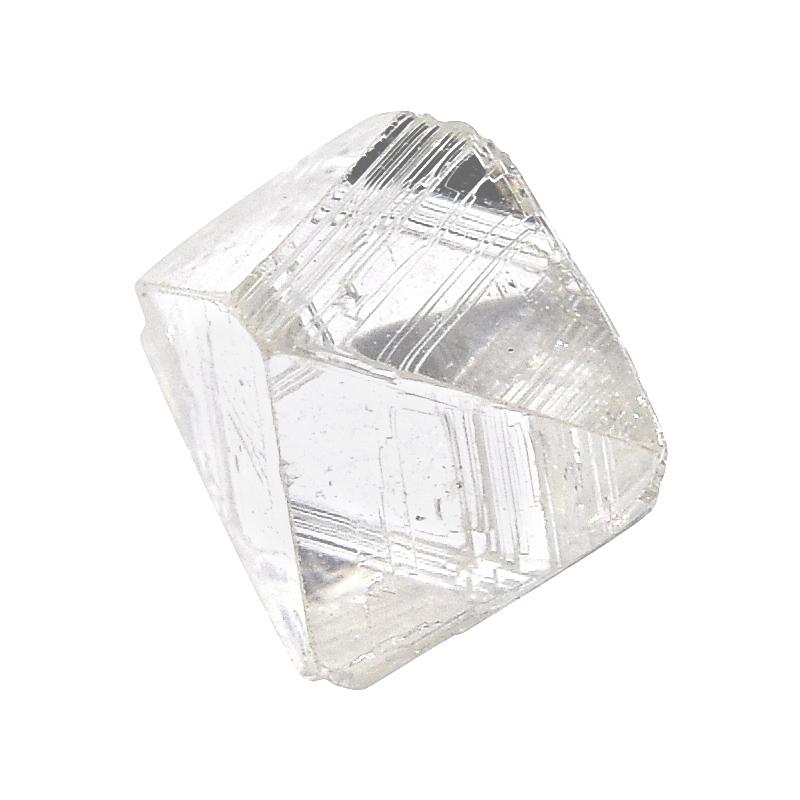 1.1 carat smooth and clear rough diamond octahedron – The Raw Stone
