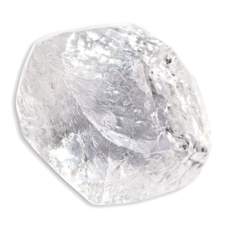 carat flat and smooth rough diamond freeform stone