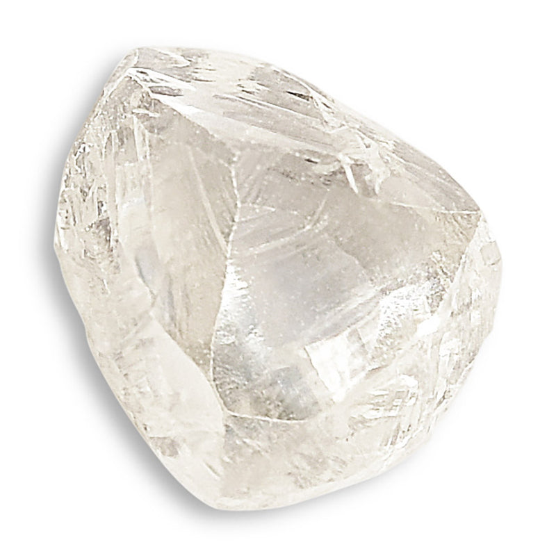 carat oblong triangular raw diamond