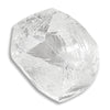 1.28 carat clean and clear rough diamond dodecahedron