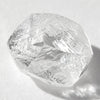 1.28 carat clean and clear rough diamond dodecahedron