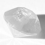 0.73 carat gray round brilliant rough cut diamond