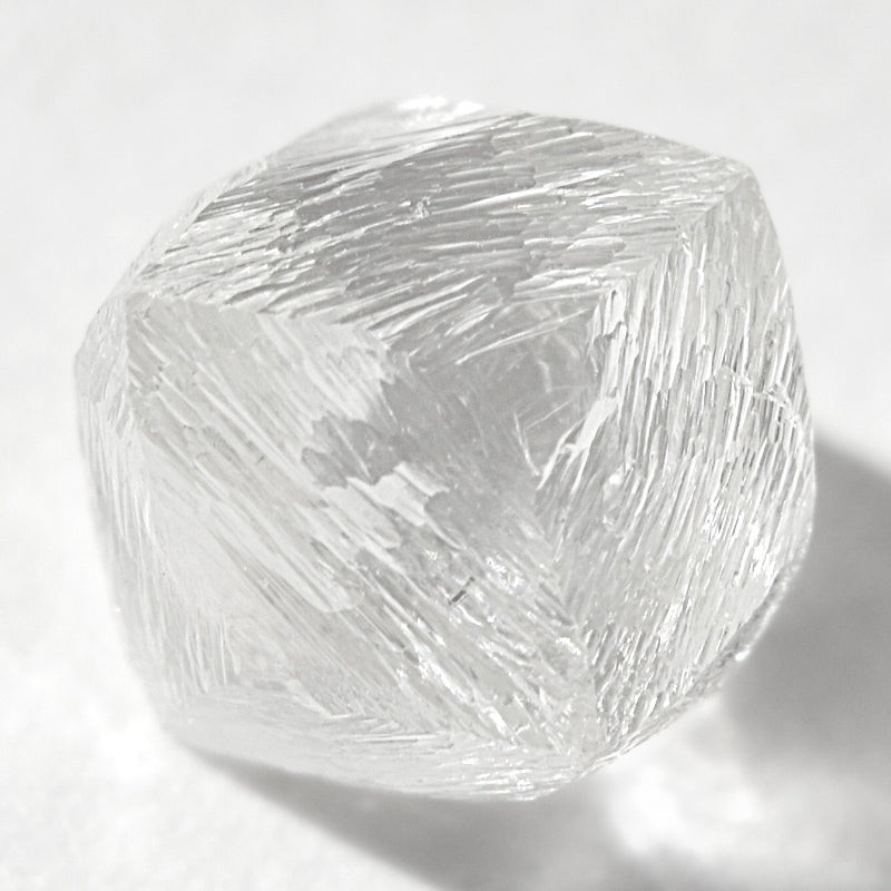 1.72 carat interesting and stunning raw diamond octahedron/dodecahedron