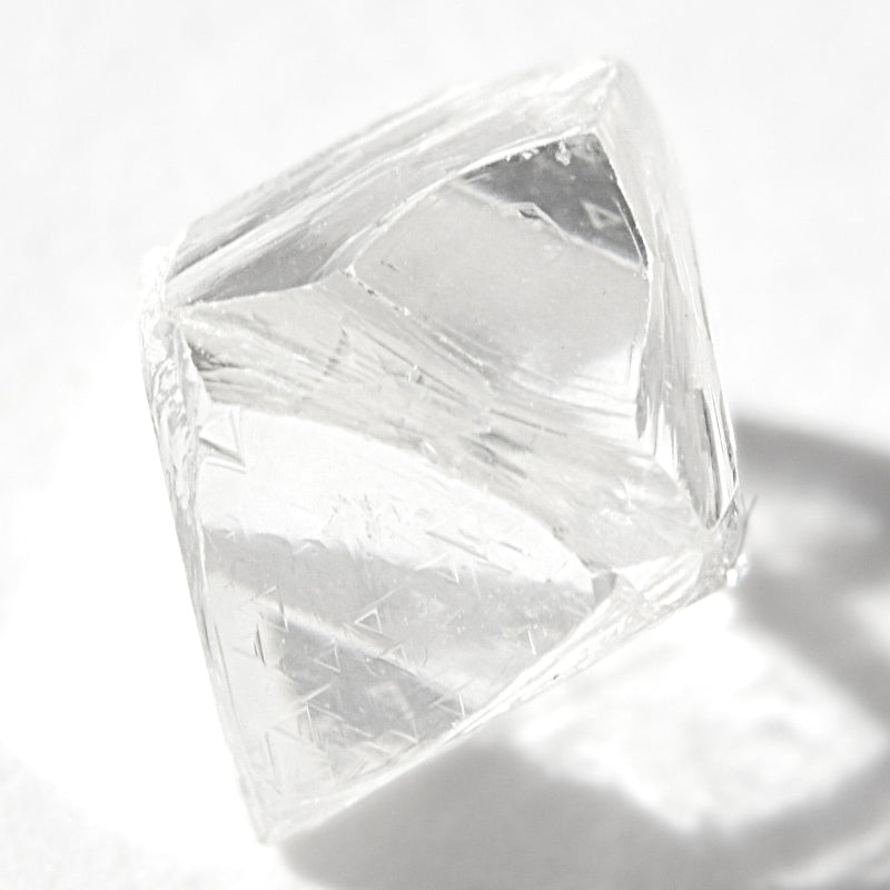 1.67 carat spectacular raw diamond octahedron