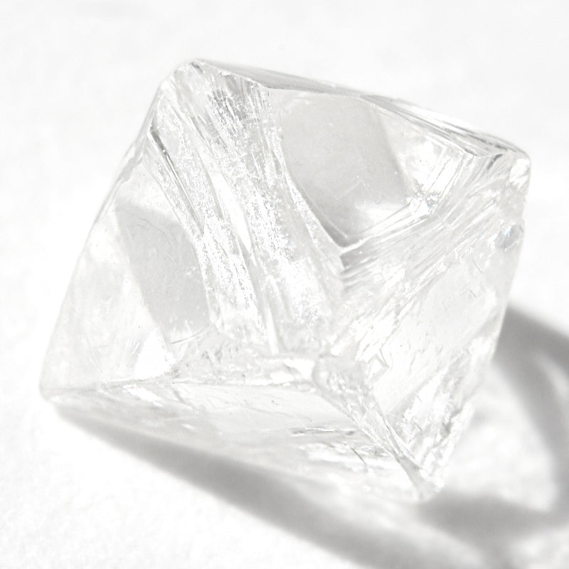 1.67 carat spectacular raw diamond octahedron