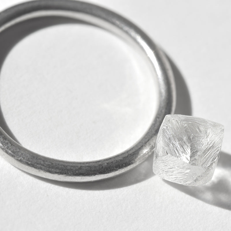1.78 carat magical octahedral/dodecahedral rough diamond