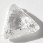 0.88 carat lovely raw diamond macle or triangle