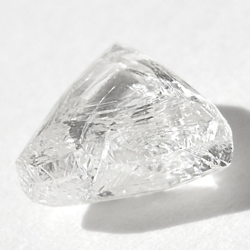 0.88 carat lovely raw diamond macle or triangle