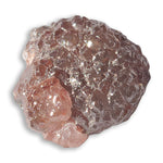 1.25 carat dark red freeform crystally raw diamond