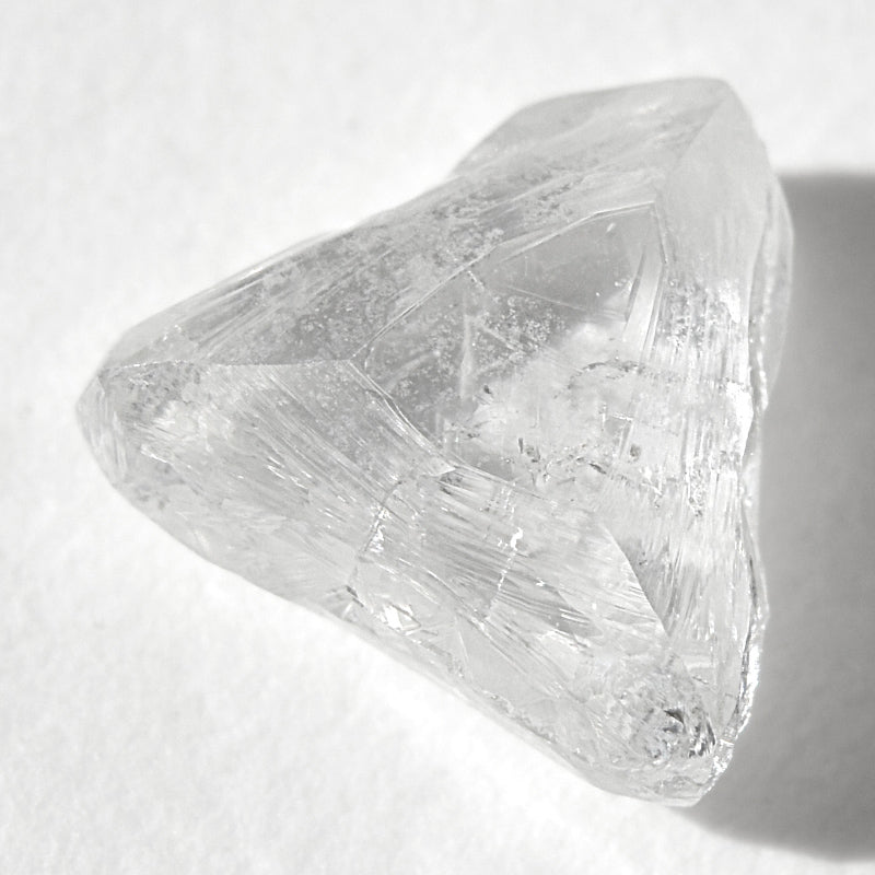 1.11 carat wonderful, unearthly triangular raw diamond macle
