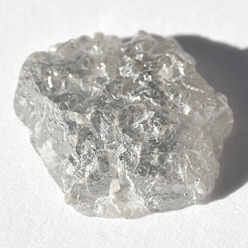 1.77 carat grey freeform raw diamond