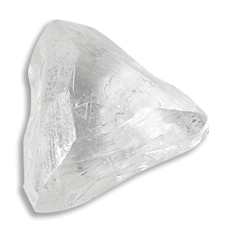 1.11 carat wonderful, unearthly triangular raw diamond macle