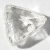 1.02 carat amazing triangular rough diamond macle