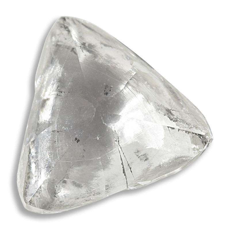 1.02 carat amazing triangular rough diamond macle