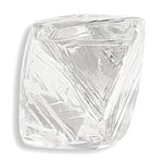 1.55 carat bright and elegant octahedral raw diamond