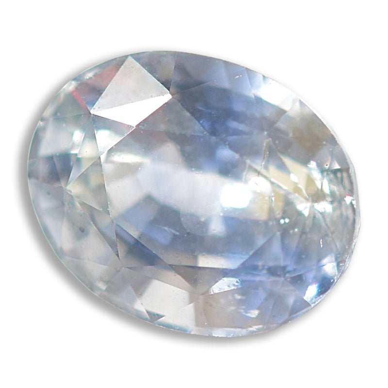 1.30 carat blue and yellow oval cut sapphire from Sri Lanka