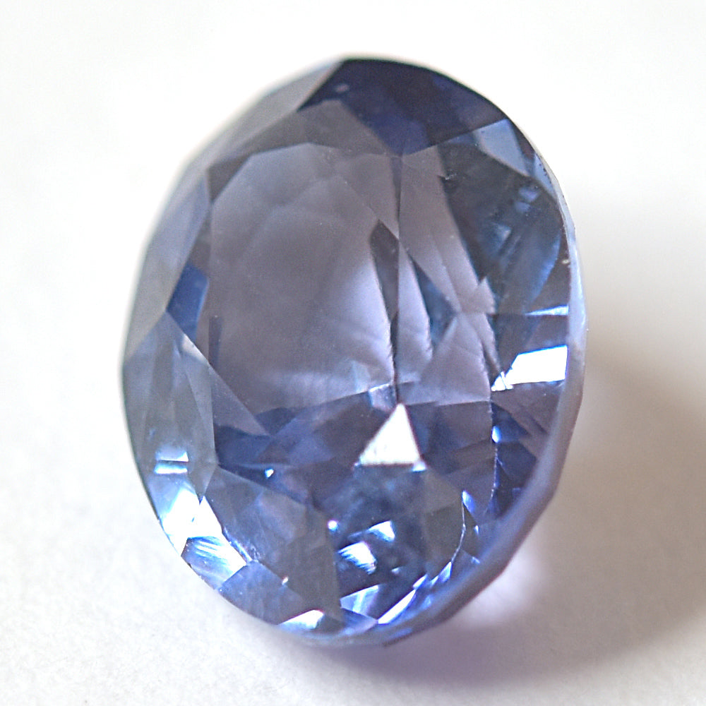 1.68 carat blue oval sapphire from Sri Lanka