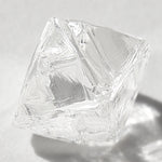 1.55 carat bright and elegant octahedral raw diamond