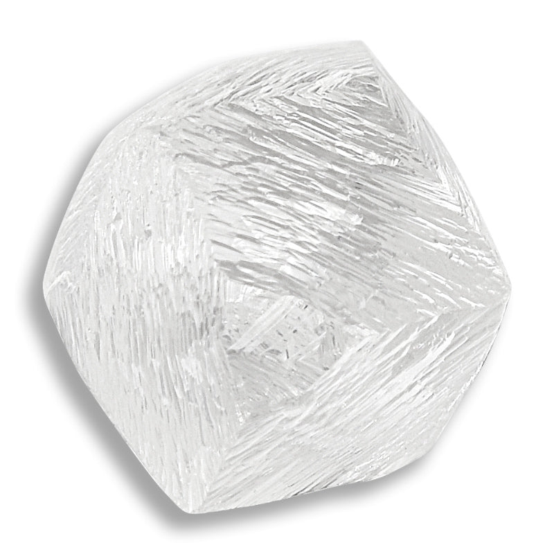 1.40 carat classy and beautiful raw diamond dodecahedron