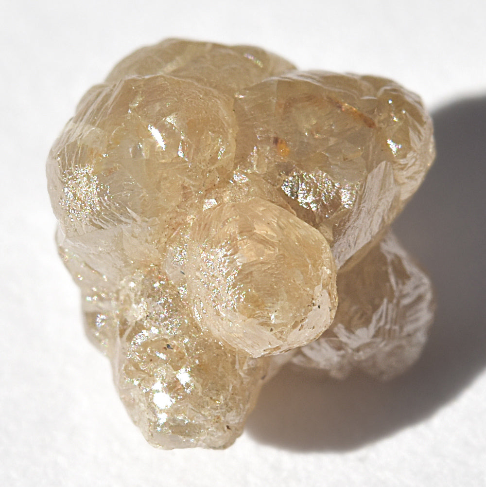 2.09 carat light brown freeform raw diamond