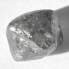 1.33 carat black raw diamond octahedron