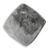 1.33 carat black raw diamond octahedron