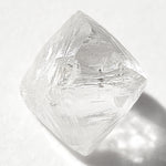 1.41 carat beautiful, classic raw diamond octahedron