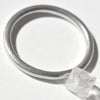 1.41 carat beautiful, classic raw diamond octahedron