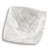 1.41 carat beautiful, classic raw diamond octahedron