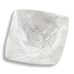 1.41 carat beautiful, classic raw diamond octahedron