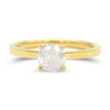 Shana Ring -  A square banded rough diamond engagement ring