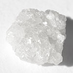 0.85 carat white and silver freeform raw diamond