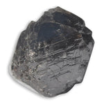 1.62 carat black rough diamond octahedron