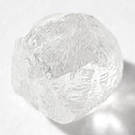 1.45 carat beautiful and bright raw diamond dodecahedron