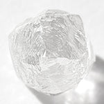 1.45 carat beautiful and bright raw diamond dodecahedron
