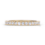 Sheleg Diamond Infinity Band - 18k gold with uniquely set lab diamonds in an eternity style
