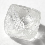 1.17 carat proportional and excellent raw diamond octahedron