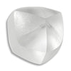 1.46 carat blossoming, white raw diamond rhombododecahedron