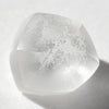 1.46 carat blossoming, white raw diamond rhombododecahedron