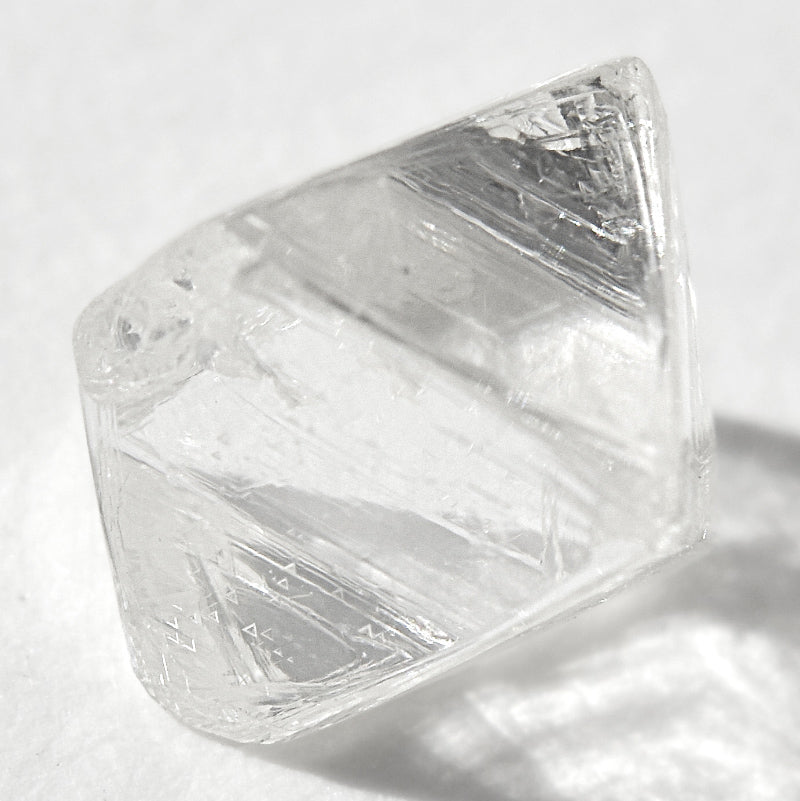 1.40 carat amazing rectangular and proportional raw diamond octahedron