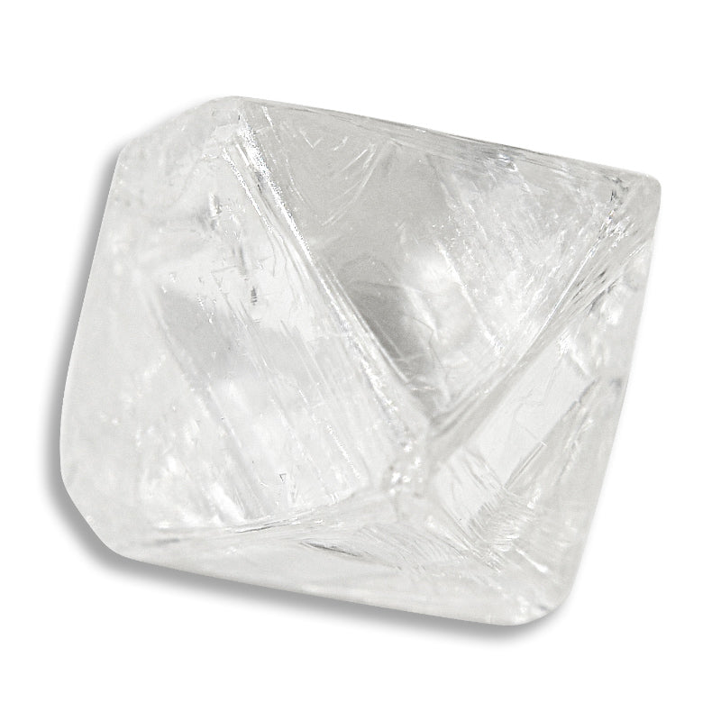 1.40 carat amazing rectangular and proportional raw diamond octahedron