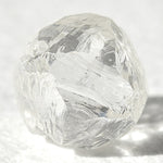 1.71 carat smooth and gemmy rough diamond octahedron