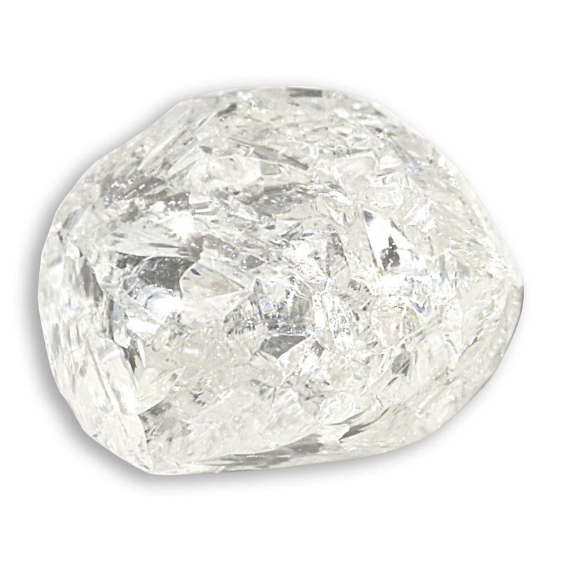 1.3 carat sparkly and bright freeform raw diamond