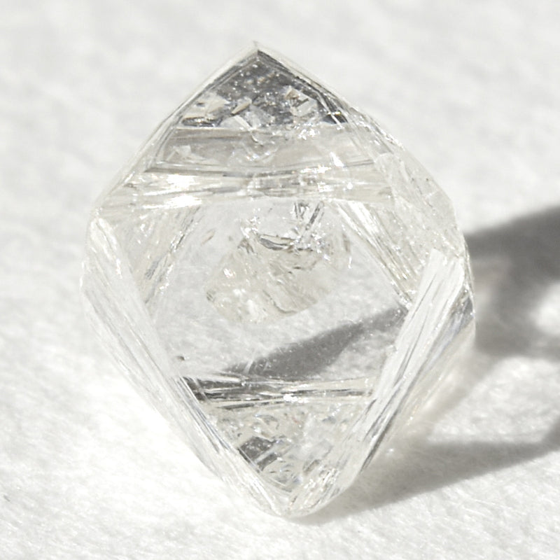 1.3 carat perfectly classic octahedron rough diamond