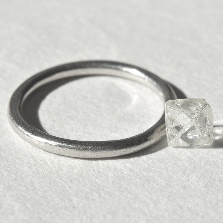 Unique Raw Diamond Engagement Rings