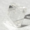 1.25 carat bright and colorless raw diamond octahedron