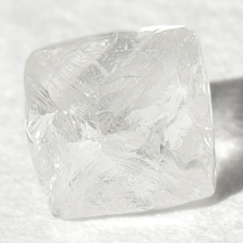 1.67 carat incredible and proportional raw diamond octahedron
