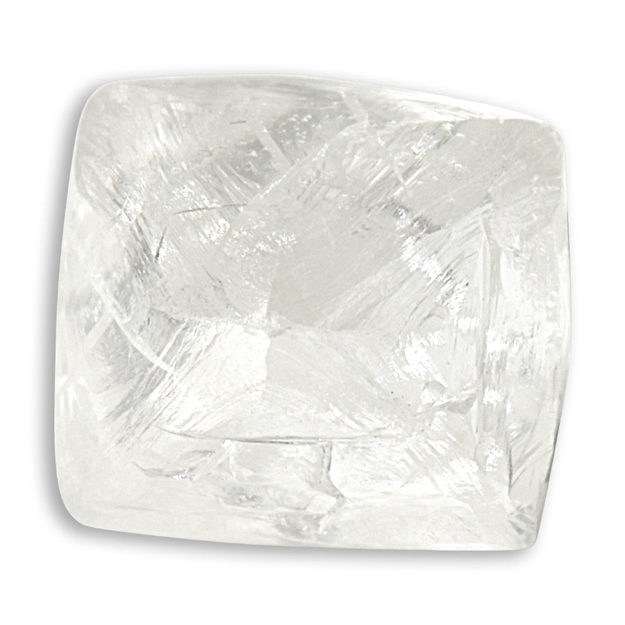 1.67 carat incredible and proportional raw diamond octahedron