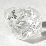 1.61 carat gorgeous and gemmy rough diamond rhombododecahedron